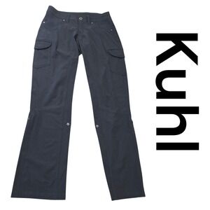 KUHL Womens 28S Gray Convertible Cargo Pants Style 6326